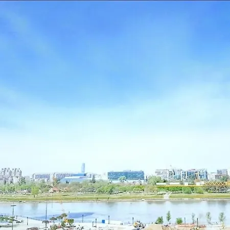 アパート Arkadija Lux River And Tower View *